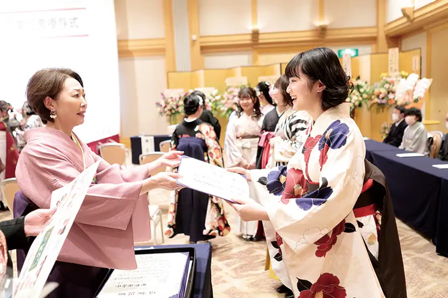 卒業式の様子